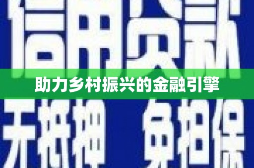 林甸助力乡村振兴的金融引擎