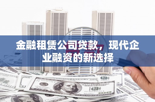 隆回金融租赁公司贷款，现代企业融资的新选择