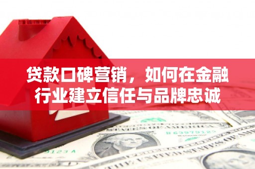 临湘贷款口碑营销，如何在金融行业建立信任与品牌忠诚