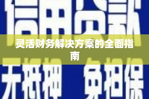 南陵灵活财务解决方案的全面指南