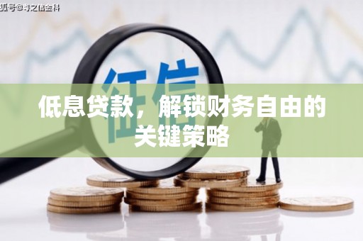 丹巴低息贷款，解锁财务自由的关键策略
