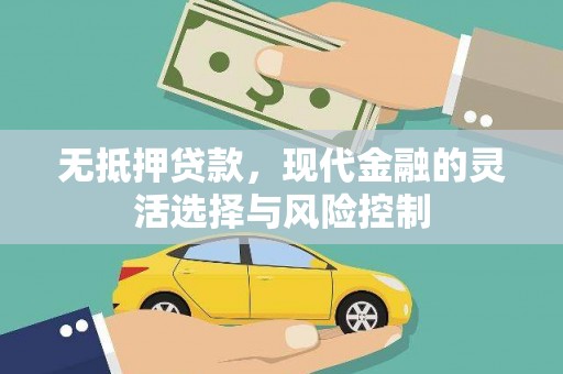 吉县无抵押贷款，现代金融的灵活选择与风险控制