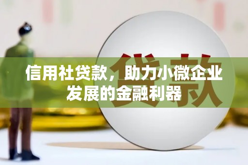淡水信用社贷款，助力小微企业发展的金融利器