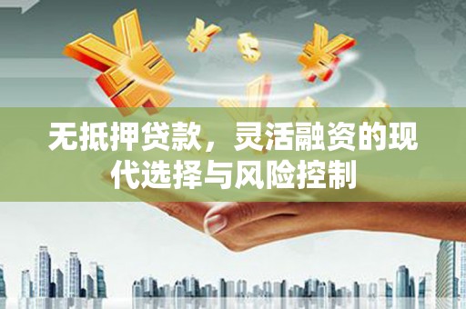 保定无抵押贷款，灵活融资的现代选择与风险控制
