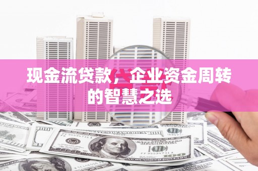 保税港区现金流贷款，企业资金周转的智慧之选