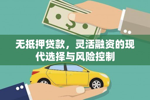 漳州无抵押贷款，灵活融资的现代选择与风险控制