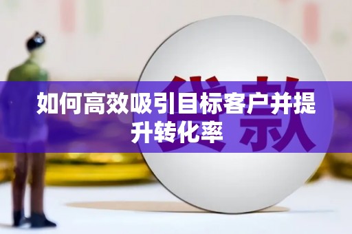 兴城如何高效吸引目标客户并提升转化率