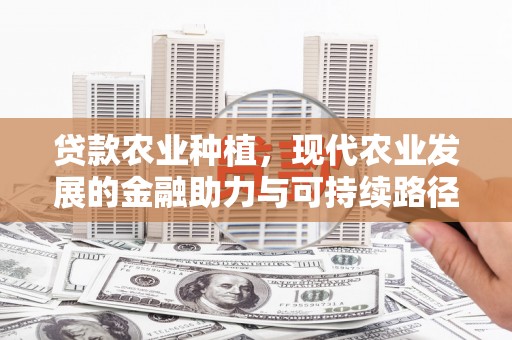 都昌贷款农业种植，现代农业发展的金融助力与可持续路径