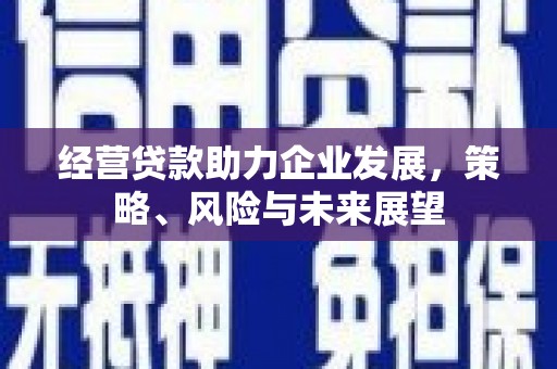 果洛经营贷款助力企业发展，策略、风险与未来展望