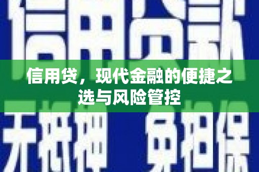 桦川信用贷，现代金融的便捷之选与风险管控