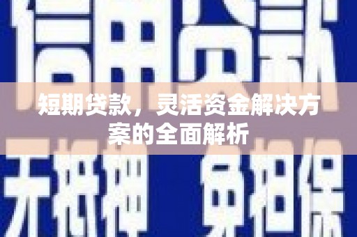 元氏短期贷款，灵活资金解决方案的全面解析