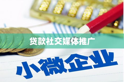 蔡甸贷款社交媒体推广