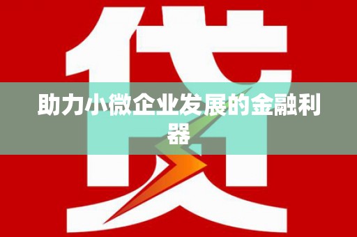 睢阳助力小微企业发展的金融利器