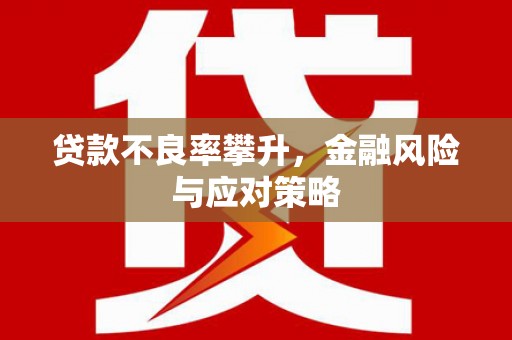 右江贷款不良率攀升，金融风险与应对策略